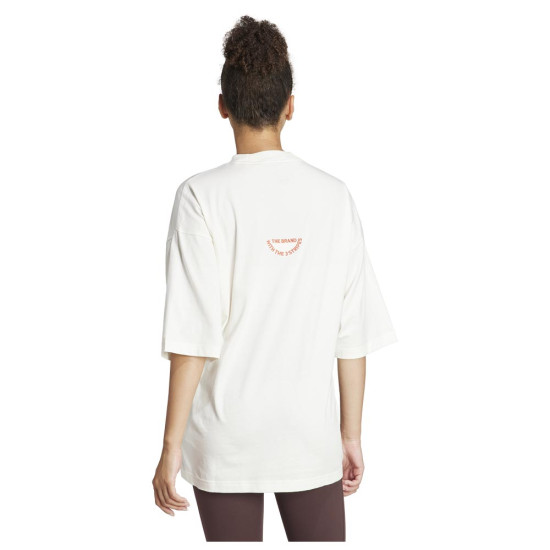 Adidas Γυναικεία κοντομάνικη μπλούζα Embroidered Loose Tee Adidas Γυναικεία κοντομάνικη μπλούζα Embroidered Loose Tee